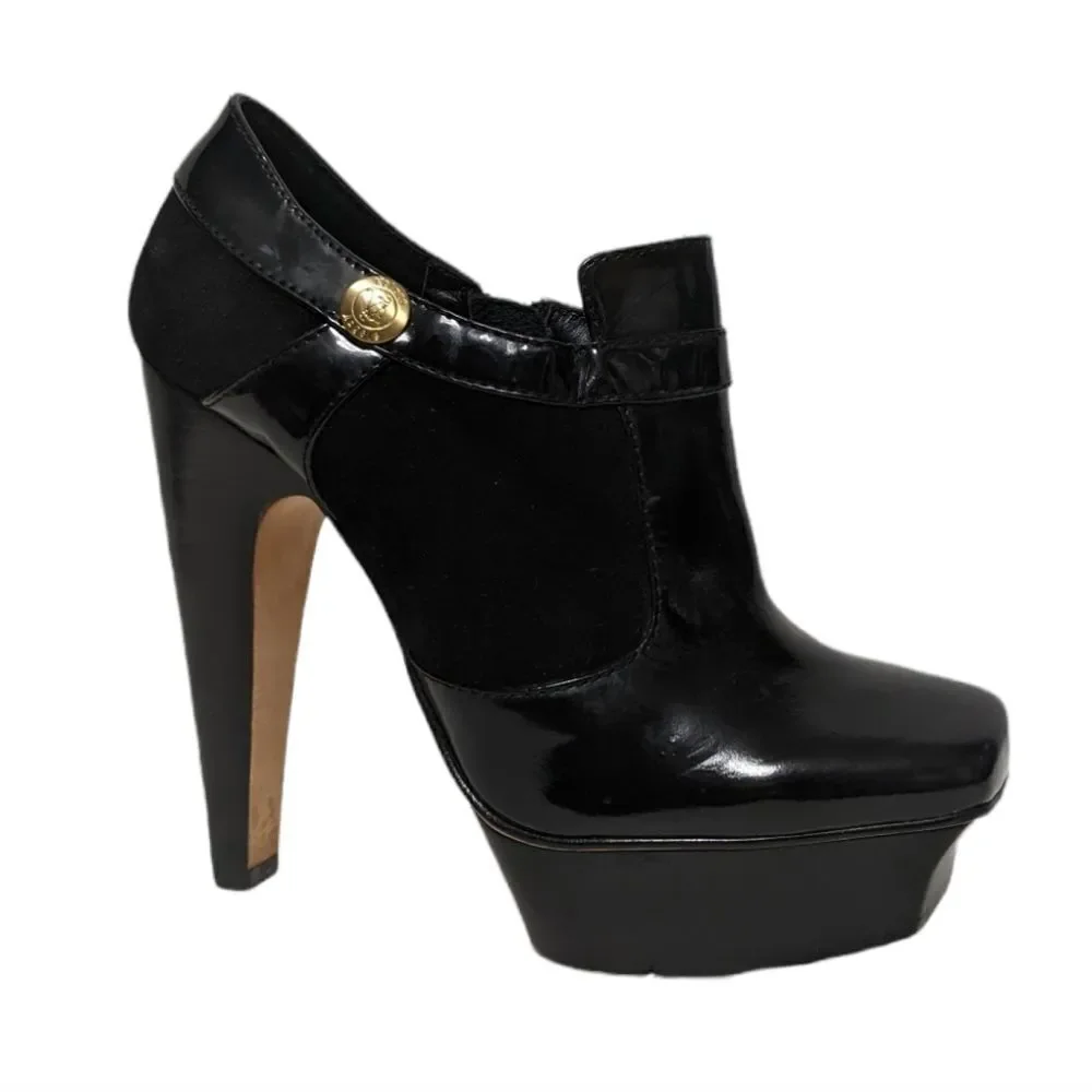 VELVET ANGELS Platform Leather Heels 37